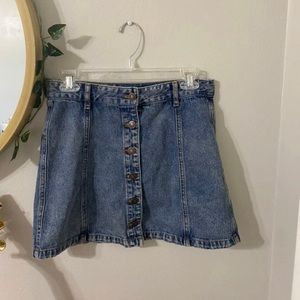 FOREVER 21 denim mini skirt